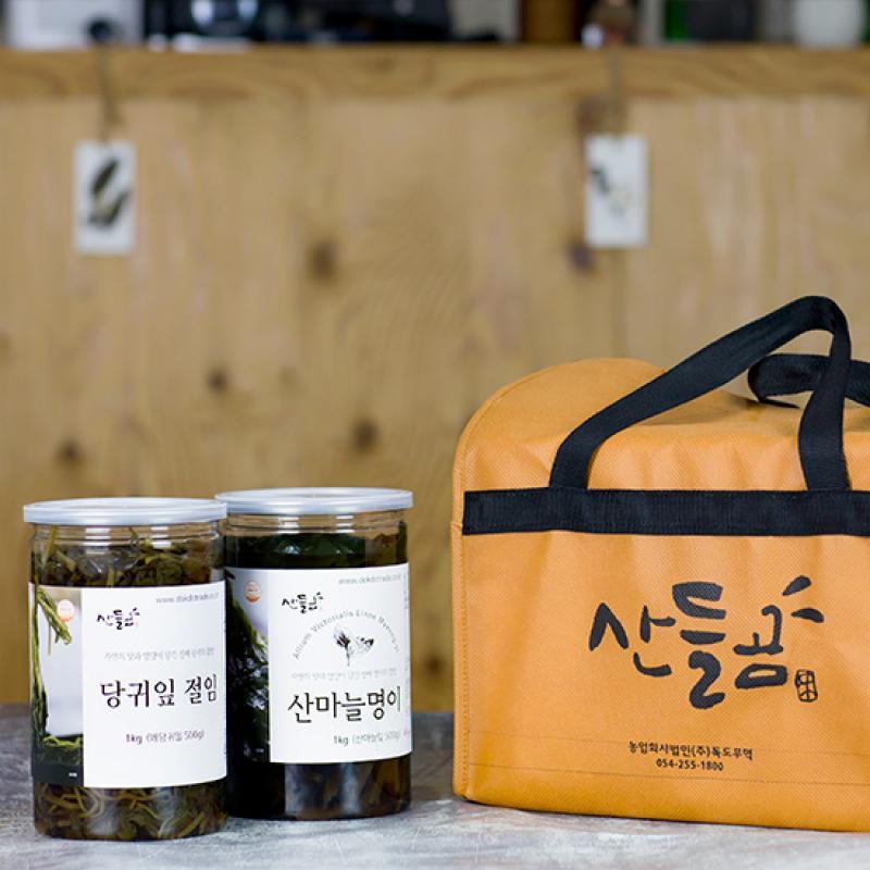 [(주)독도무역] 산마늘 명이절임 선물세트B